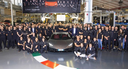 Lamborghini Huracan стал самой массовой моделью марки 