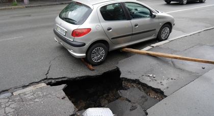 В Киеве дождь стал стихийным бедствием, опять
