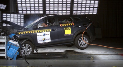 Кроссовер Hyundai Tucson заработал ноль звезд в краш-тестах Latin NCAP