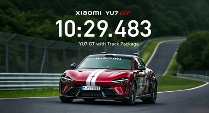 Xiaomi YU7 GT проїхав Нюрбургринг без водія: 10 хвилин і 29 секунд