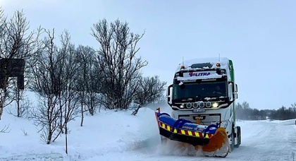 Norwegen testet einen elektrischen Schneepflug mit einer 1000 kWh-Batterie