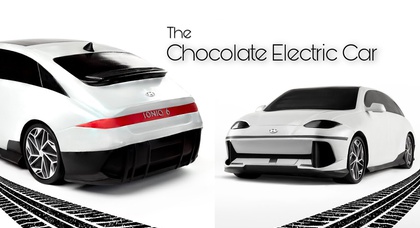 La Hyundai Ioniq 6 en chocolat est le véhicule électrique le plus sucré jamais fabriqué