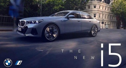 Bild des vollelektrischen BMW i5 vor seinem offiziellen Debüt durchgesickert