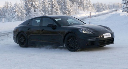 Новый Porsche Panamera появился на тестах почти без камуфляжа