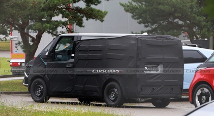 Kia PV5 electric van spotted in production form