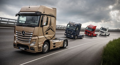 Mercedes-Benz Actros стал самым продаваемым грузовиком Украины в 2017 году