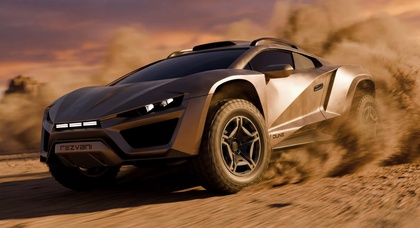 Rezvani представила Dune — екстремальний позашляховий суперкар на базі Lamborghini Huracán