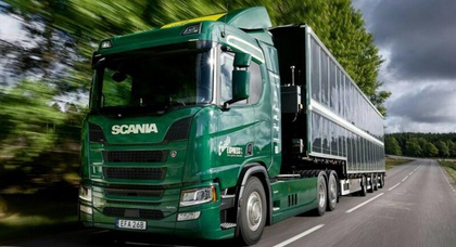 Scania's 'solar-powered' truck could get up to 10,000 km from the sun