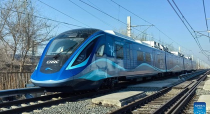 Первый водородный поезд в Китае испытали на скорости 160 км/ч с полной нагрузкой