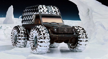 Mercedes-Benz and Moncler have created the G-Class in the style of a giant puffer from outer space