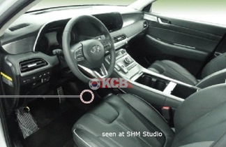 Интерьер нового кроссовера Hyundai Palisade показали на шпионских фото