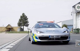 Конфискованный Ferrari 458 Italia превратился в полицейский автомобиль