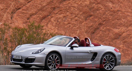 Новый Porsche Boxster S сфотографировали без камуфляжа