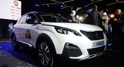 Peugeot 3008 выбрали «Автомобилем года» в Европе