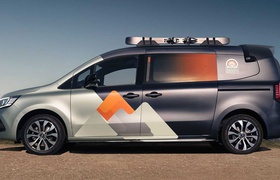 Renault zeigte das Hippie Caviar Motel - ein vollelektrisches Auto mit einer Reichweite von 285 km