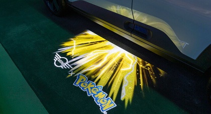 Pokemon installé dans la voiture électrique MINI Concept Aceman