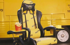 McDonald's hat einen fettdichten Gaming-Stuhl entwickelt, der mit einem Pommes-Holster, Dip-Haltern und einer Burger-„Heizzone“ ausgestattet ist.