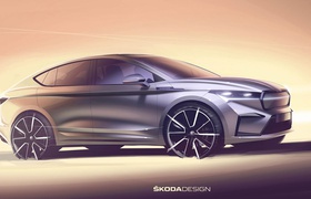 Škoda раскрыла дизайн нового кроссовера Enyaq Coupe iV