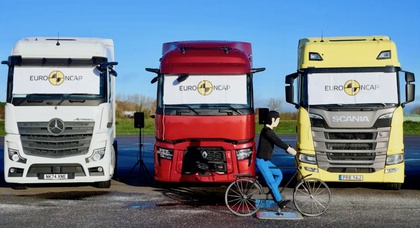 Euro NCAP kürt Gewinner bei Lkw-Sicherheitstests