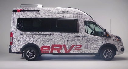 Winnebago stellt vollelektrischen Wohnmobil-Prototypen auf Basis des Ford E-Transit mit einer Reichweite von 174 km vor