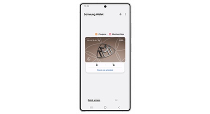 Цифрові ключі Mercedes-Benz скоро будуть доступні в Samsung Wallet