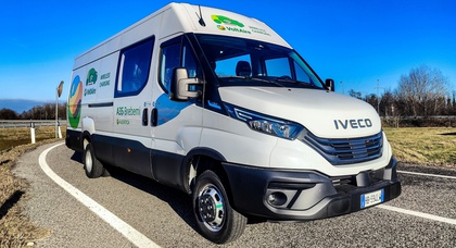 Iveco tests wireless charging of an electric van on the move