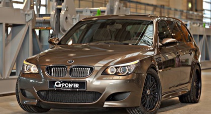 Самый быстрый универсал BMW ездит «на айфонах» (10 фото) 