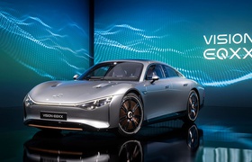 Новый электрокар Mercedes-Benz Vision EQXX проезжает на одной зарядке 1000+ км