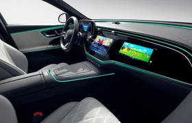 Mercedes Reveals Three-Screen Interior for 2024 E-Class with TikTok, Selfie Camera, and More