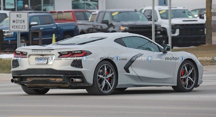 New Spy Photos Capture a Bafflingly Modified Chevy Corvette - Could be the Upcoming 500-HP Model