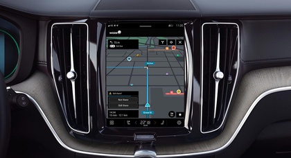 Volvo Cars bietet Fahrern jetzt Zugang zur Waze-Navigations-App ohne Smartphone