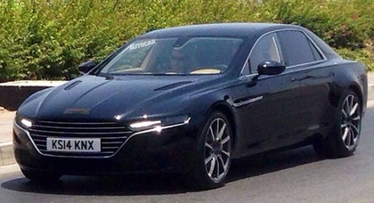 Седан Aston Martin Lagonda поймали без камуфляжа