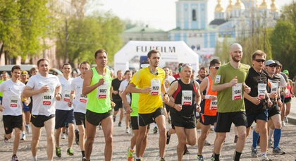 Киевский марафон ограничит движение в городе 26 и 27 сентября