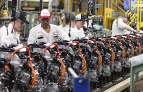 Hondas Motorenwerk in Ohio erreicht mit der Produktion des 30-millionsten Motors einen Meilenstein