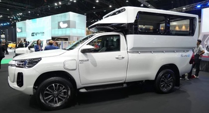 Toyota Hilux Songthaew is an all-electric alternative to tuk-tuks