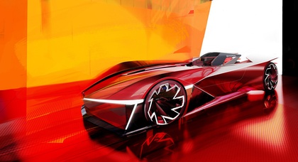 Vision GT est une étude d'une voiture de course entièrement électrique fabriquée par Škoda