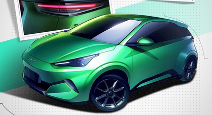 На 42,5 см довше та з місцем для п’ятого пасажира: BYD продемонструвала ескізи нового Seagull