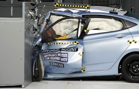 Hyundai Accent и ещё десяток машин провалили американский краш-тест  
