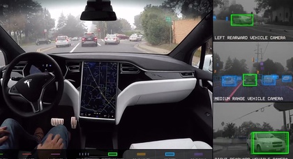 Les voitures Tesla remplaceront les capteurs à ultrasons par des caméras