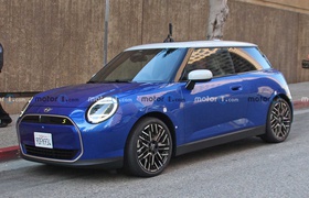 Spy Shots Reveal New Mini Cooper EV in All Its Uncovered Glory