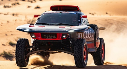 Audi RS Q e-tron gewinnt als erstes Elektroauto die Rallye Dakar