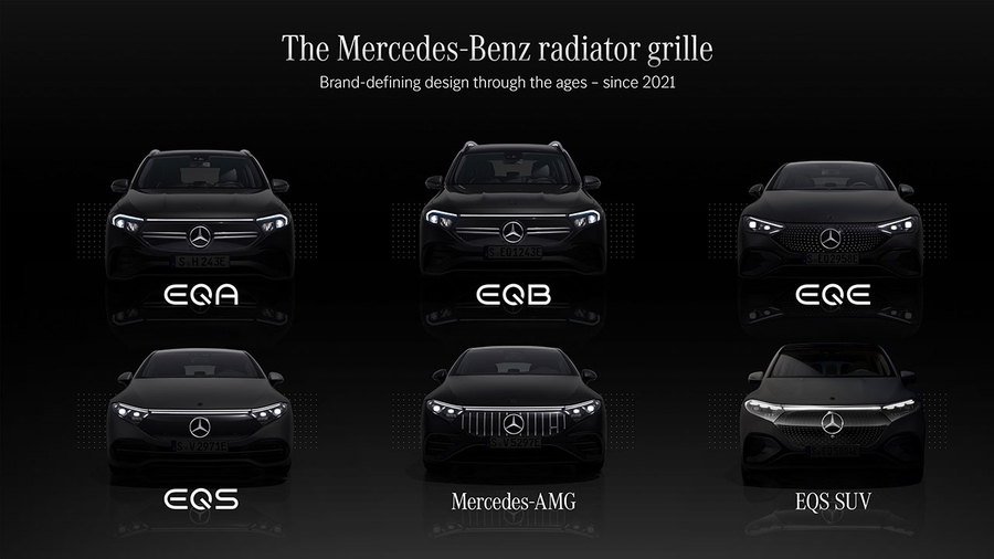 Design moderner Mercedes-Benz Automobile
