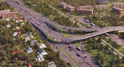 В Киеве достроят развязку между проспектом Науки и Столичным шоссе