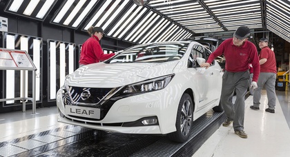 New models have pushed the Nissan Leaf off the assembly line