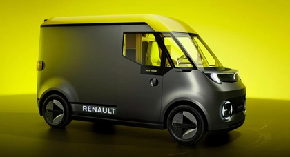 Renault Estafette Concept is a compact and spacious all-electric van for urban use