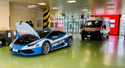 La police italienne a utilisé une Lamborghini Huracan pour transporter les reins d'un donneur