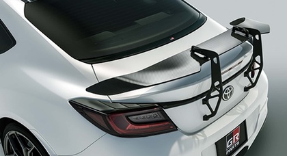Toyota unveils $3,556 carbon fiber rear wing for GR86 in Japan