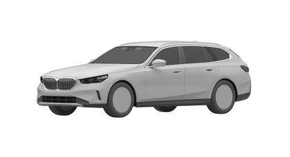 Design of upcoming BMW 5 Series Touring revealed in trademark application