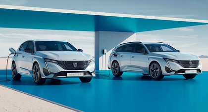 New Peugeot E-308 and E-308 SW: electric hatchback and wagon with 400 km range and 156 hp
