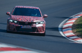 Honda Civic Type R 2023 года замечен на финальных тестах на Нюрбургринге